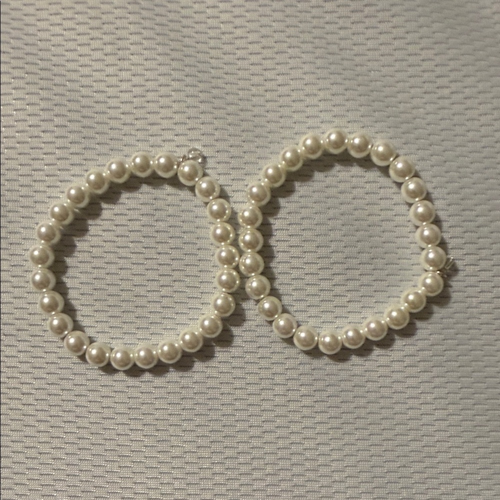 Bridal Pearl Bead Stretch Bracelet - Ivory